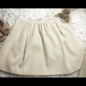 J. Crew White Skirt w/Pockets